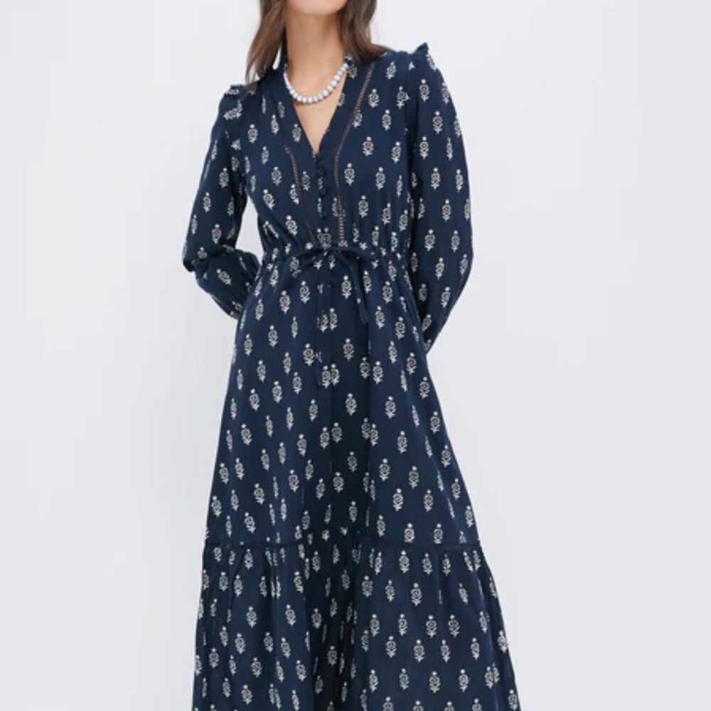 Love Tomas by Emerson Fry block print dress